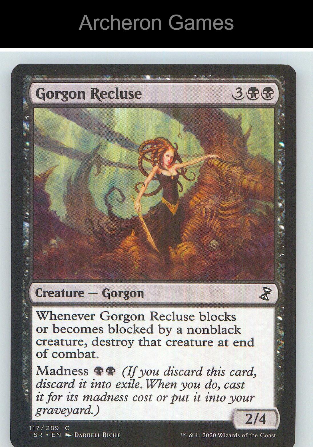 Gorgon Recluse TSR 117 C MTG Card NM/EX+