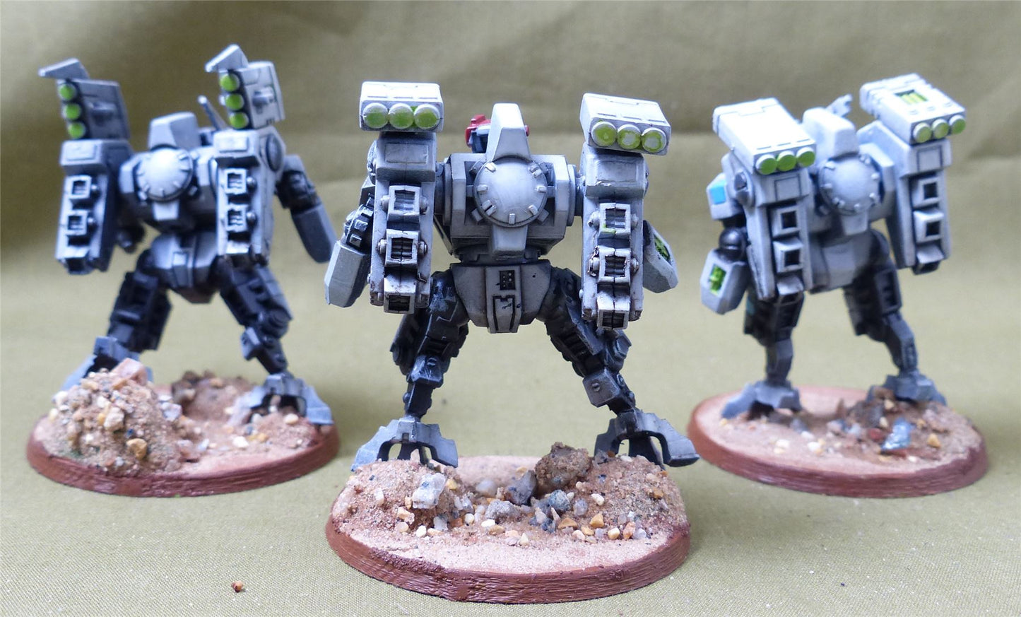 Crisis Battle Suit - Tau Empire - Painted - Warhammer AoS 40k #5D