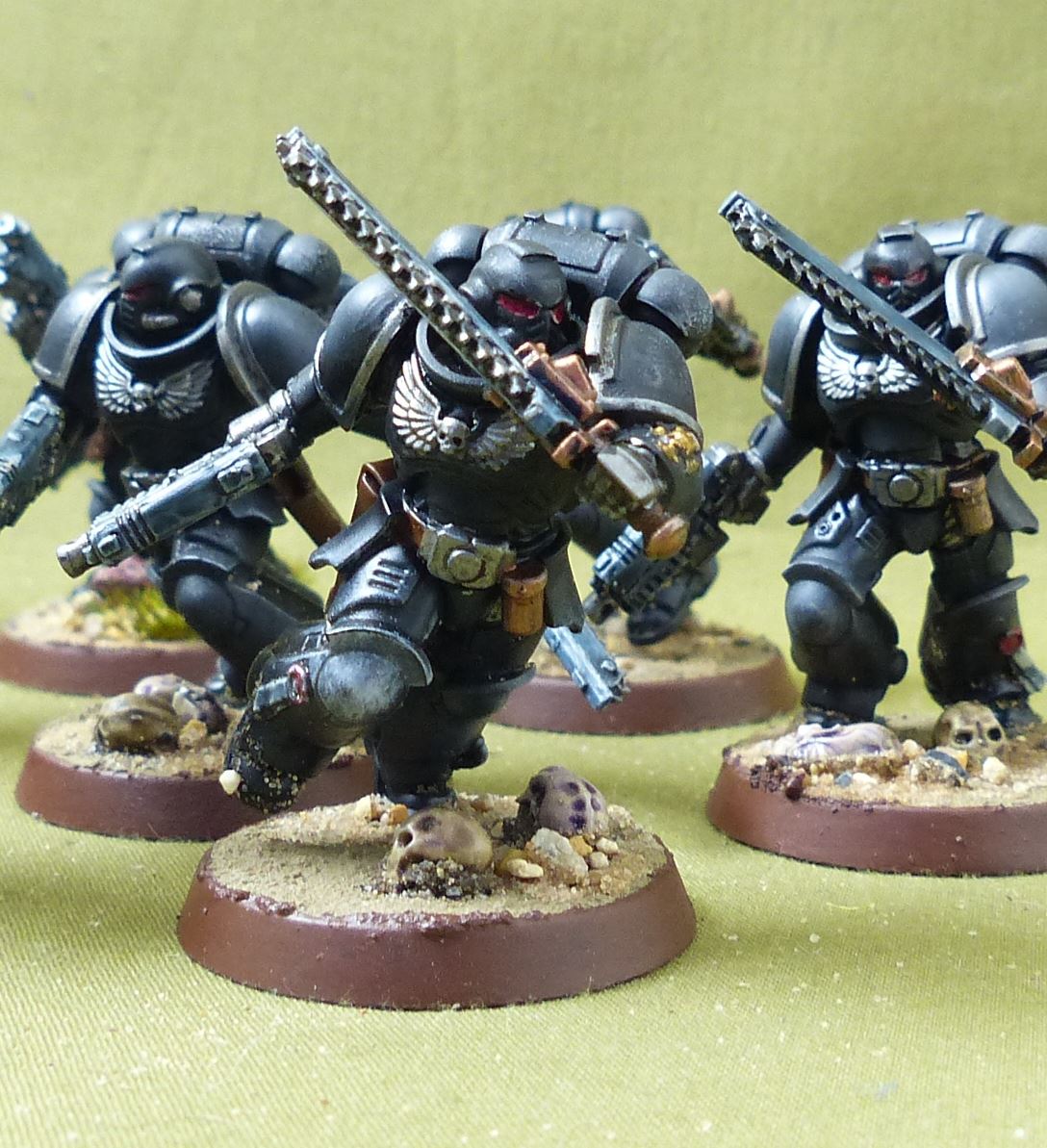 Assault Intercessors painted - Iron Hands - Warhammer 40K #742
