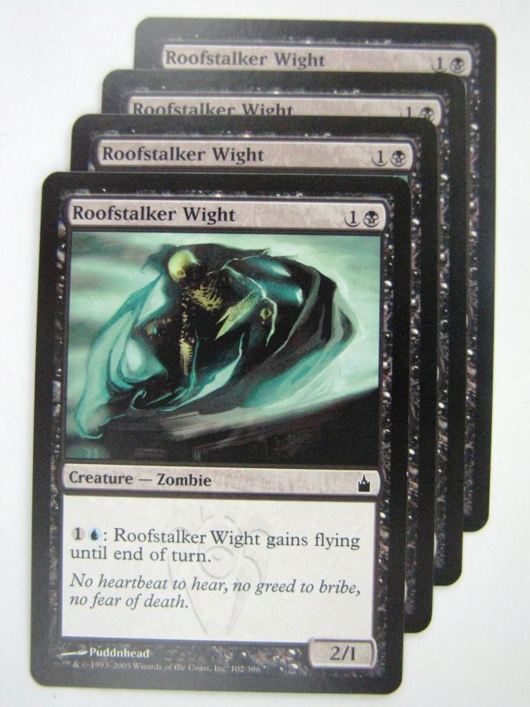 MTG Magic Cards: ROOFSTALKER WIGHT x4 # 8G59