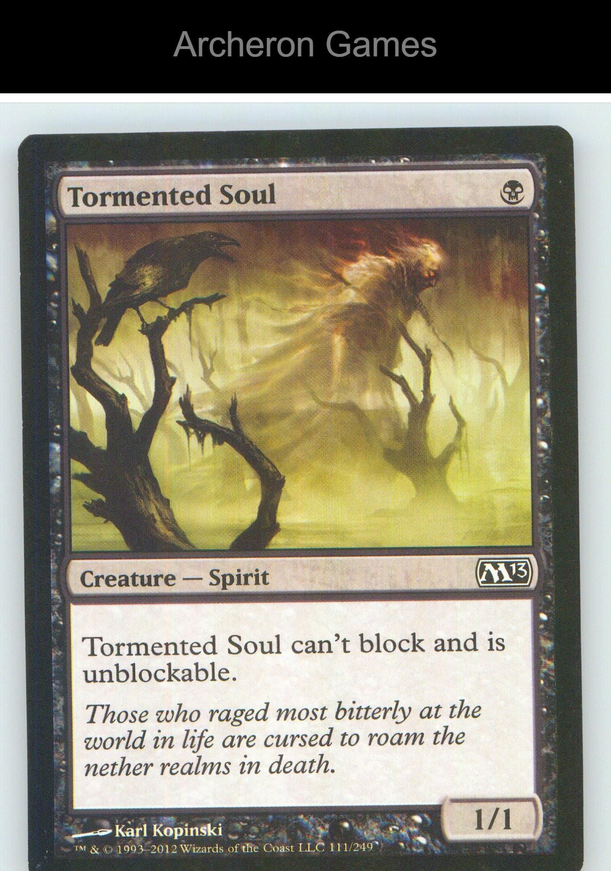 Tormented Soul M13 111 C MTG Card NM/EX+
