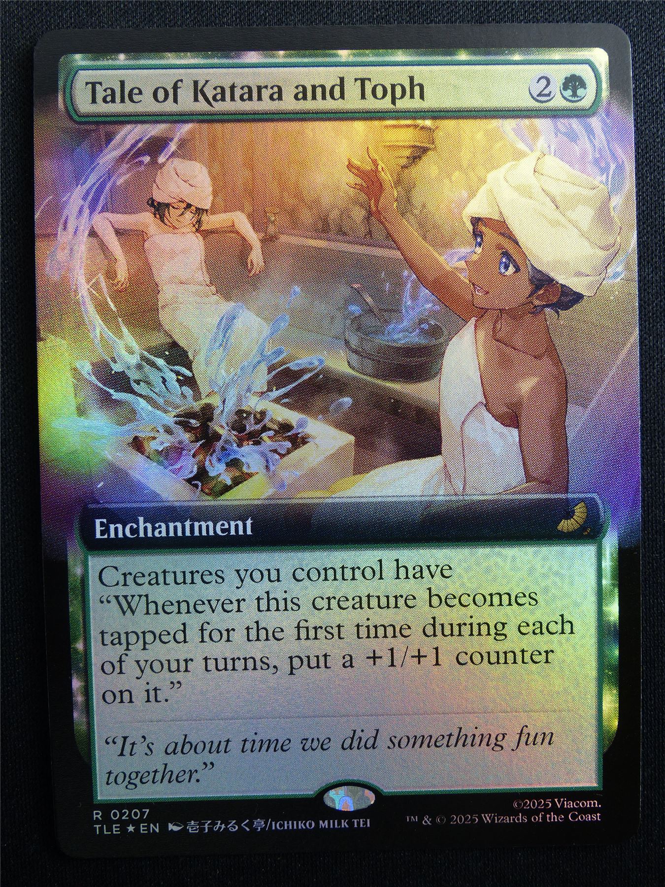 Tale of Katara and Toph Extended Foil - TLE - Mtg Card #3GB