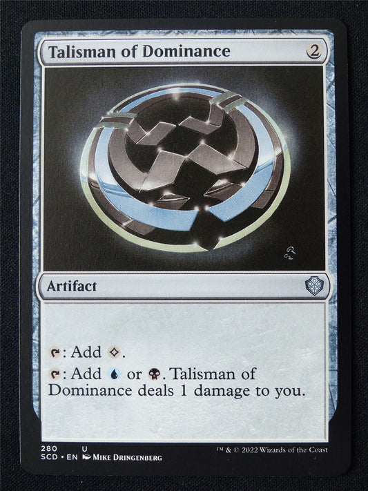 Talisman of Dominance - SCD - Mtg Card #8L