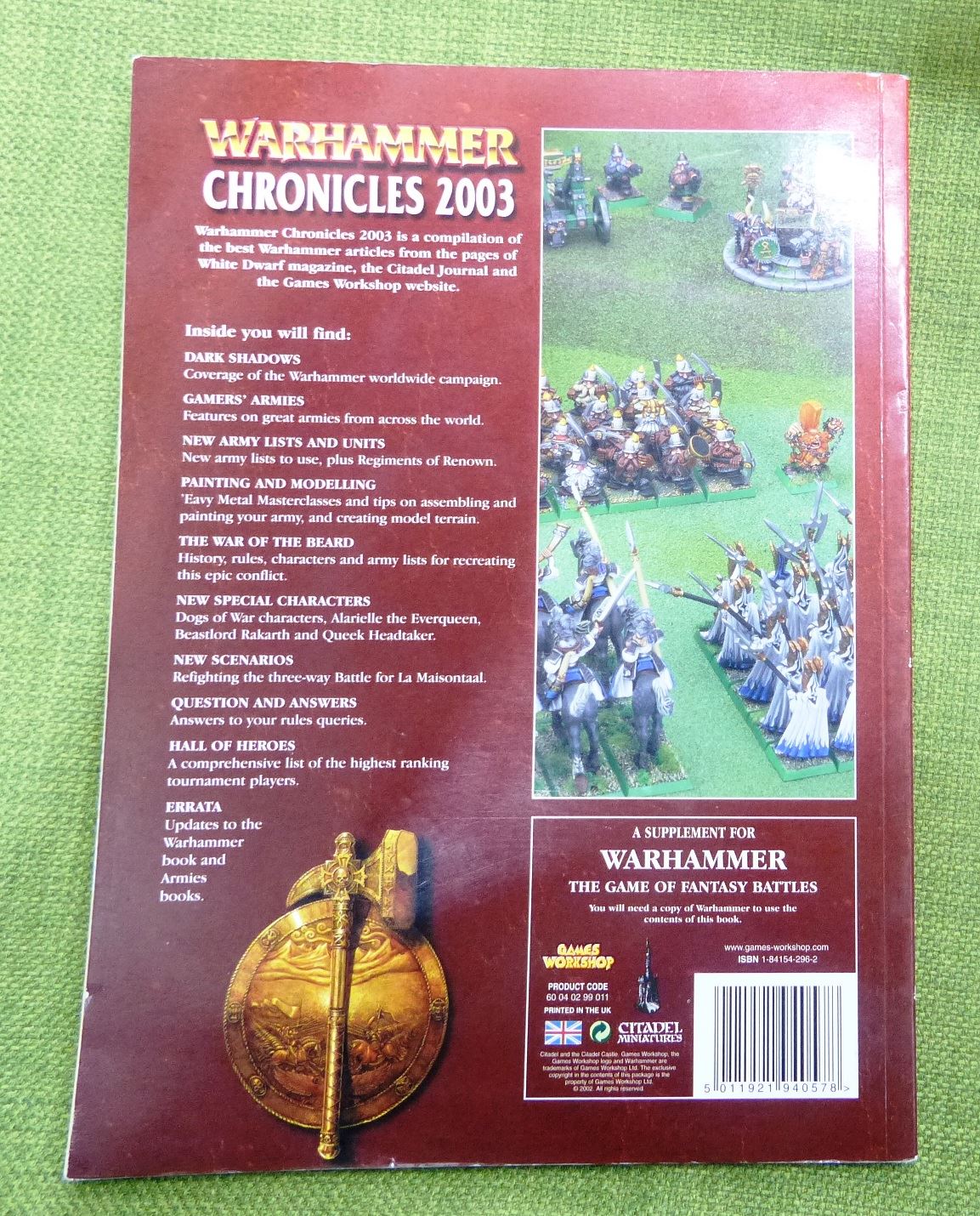 Warhammer Chronicles 2003 Softback book - Warhammer AoS 40k #9A