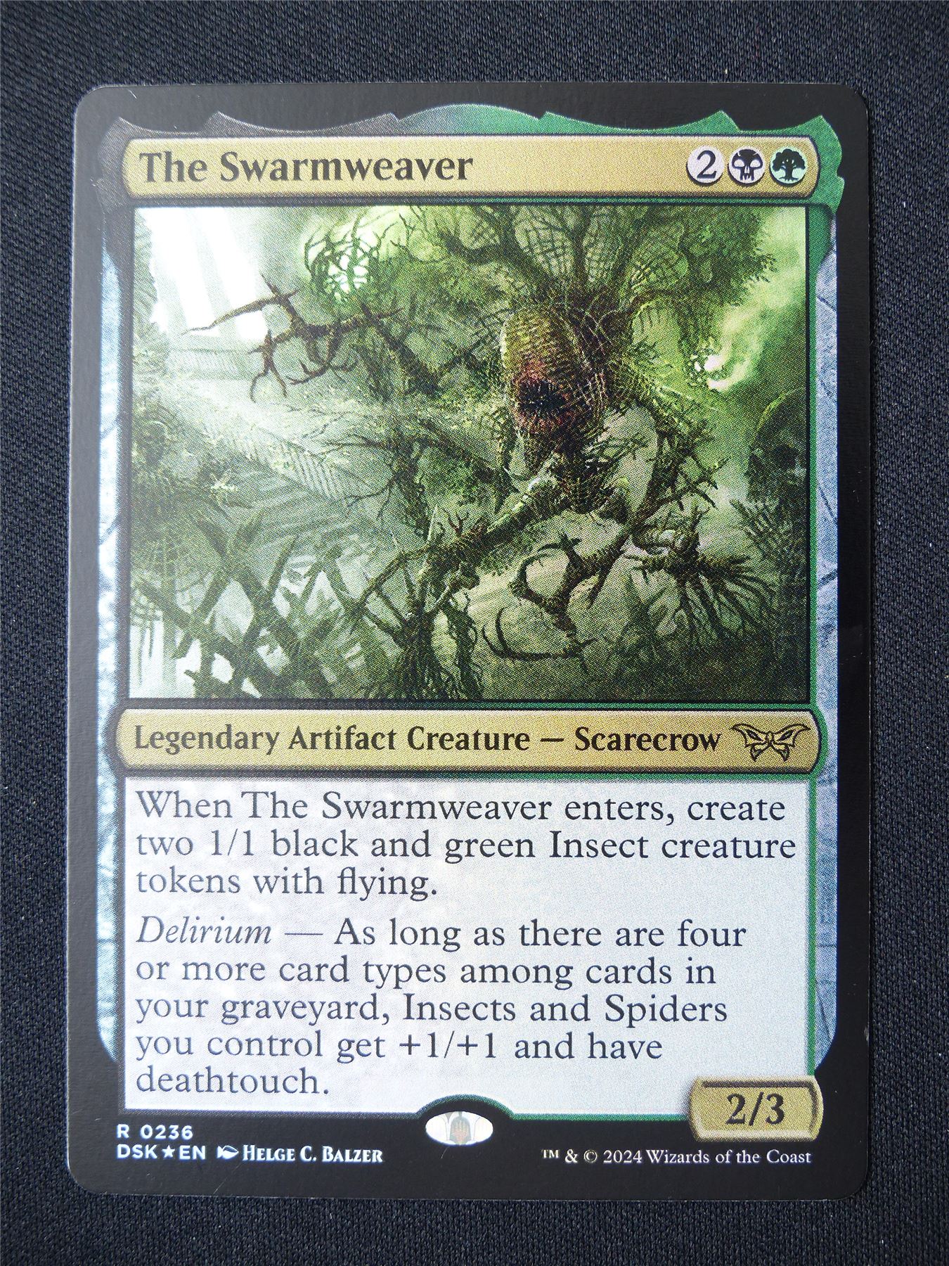 The Swarmweaver Foil - DSK - Mtg Card #4PL