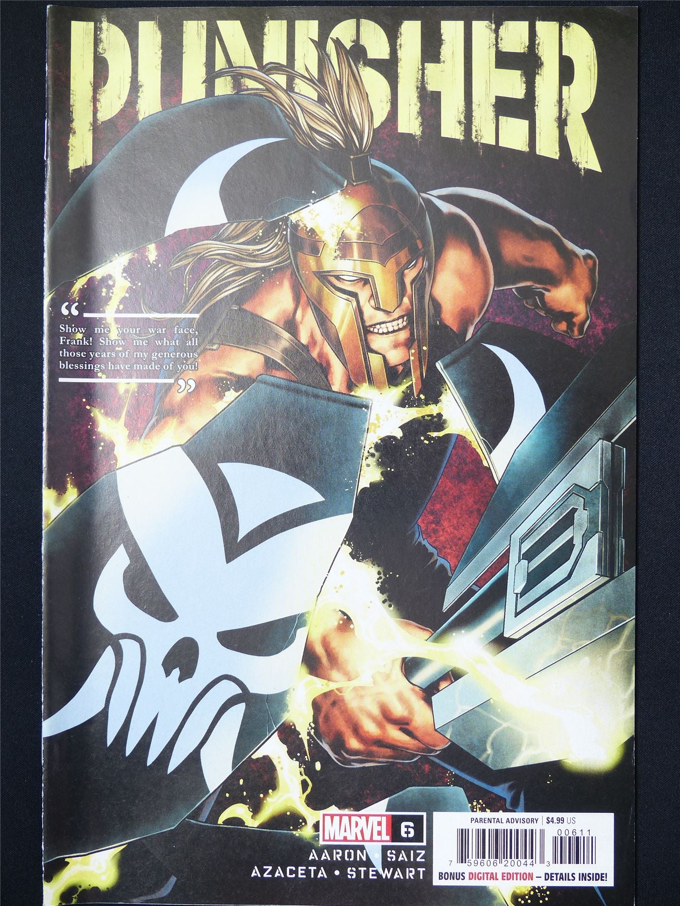 PUNISHER #6 - B&B Marvel Comic #7J4