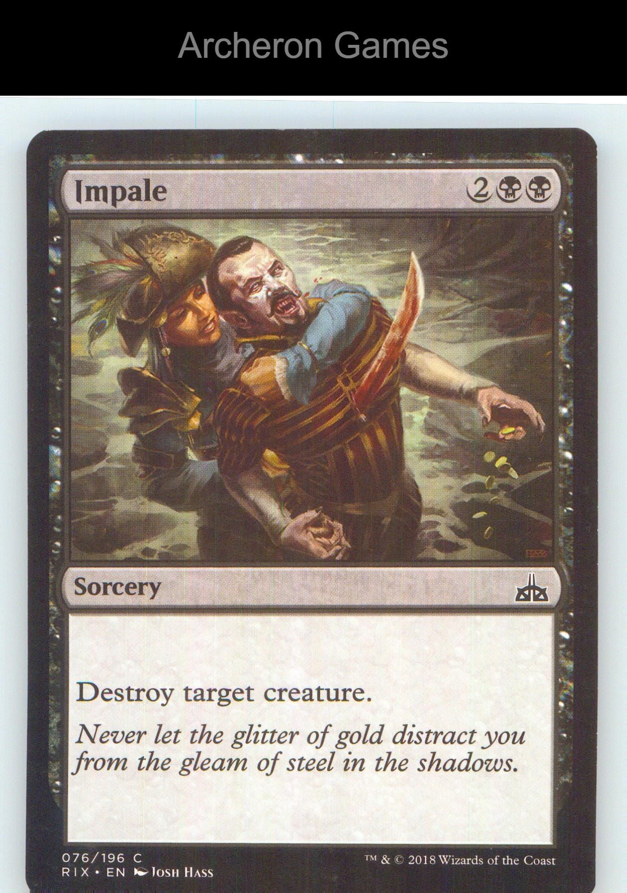 Impale RIX 76 C MTG Card NM/EX+