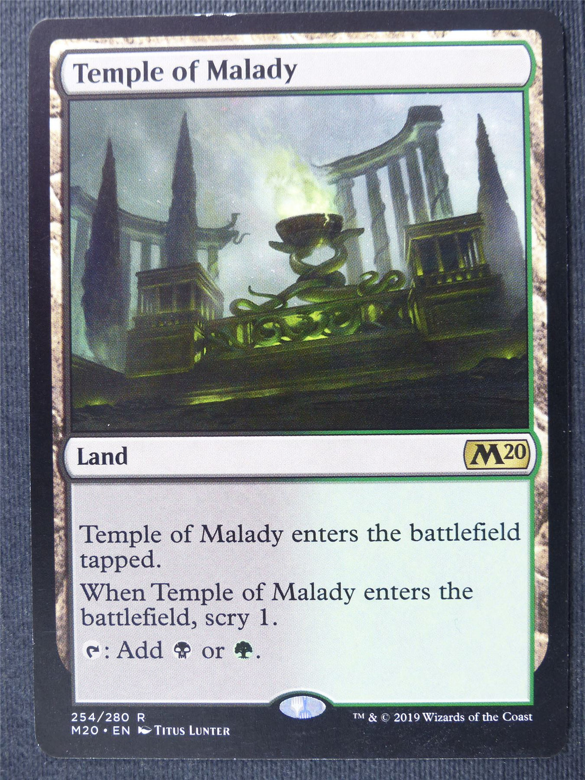 Temple of Malady - Mtg Magic Cards #2P9