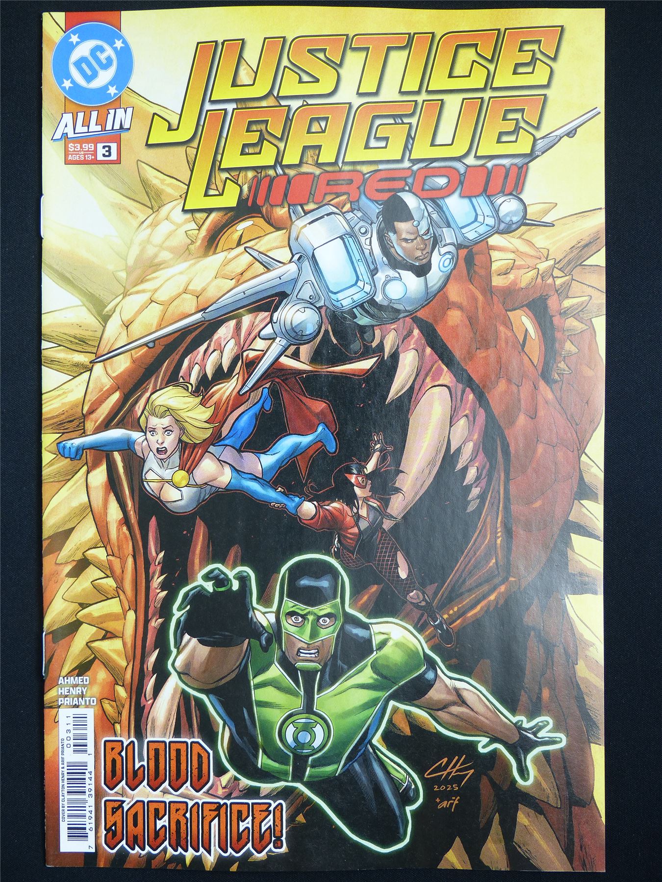 JUSTICE League Red #3 - Dec 2025 DC Comic #57P