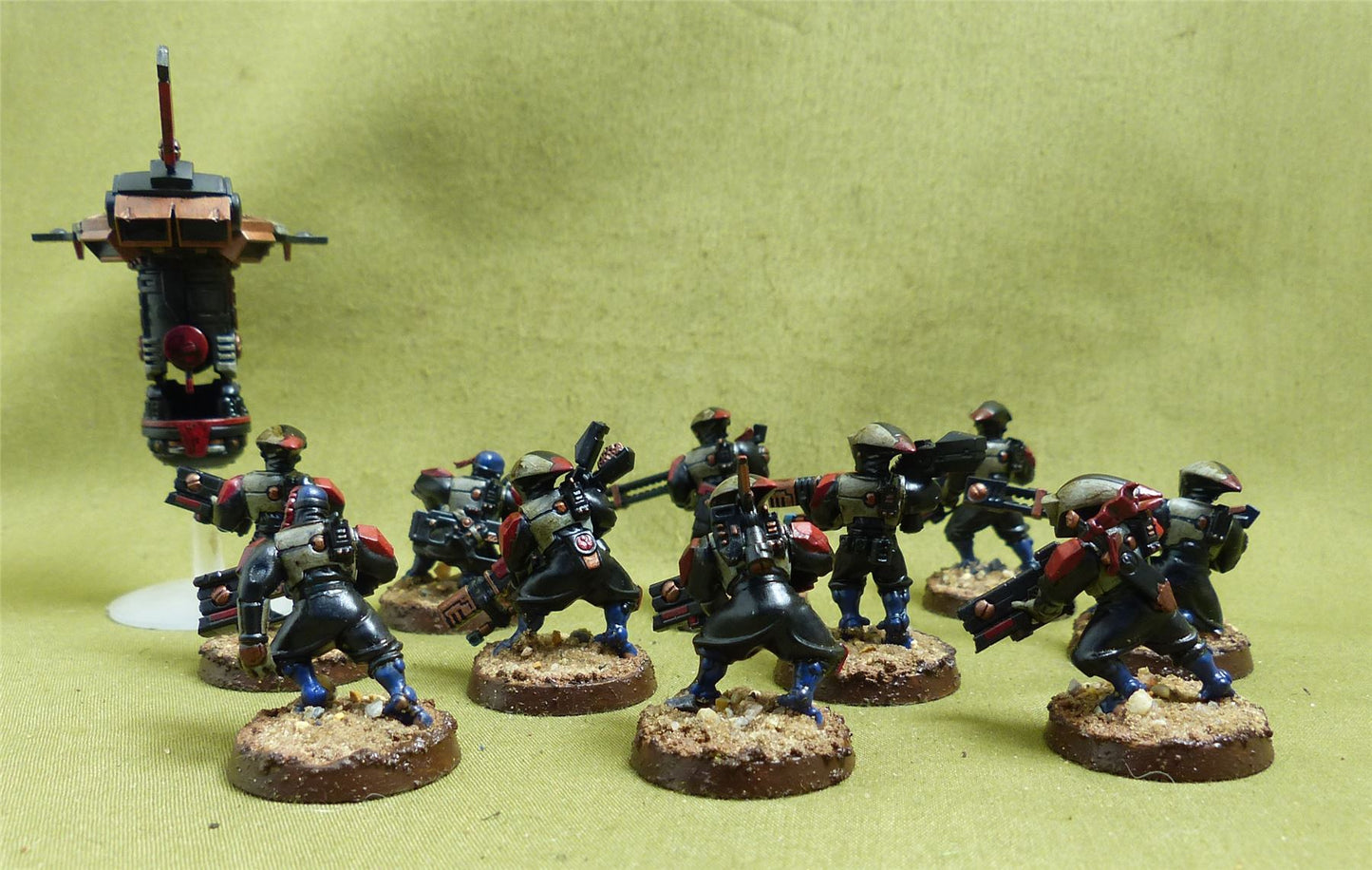 Pathfinder Team painted - Tau Empire - Warhammer 40K #YE