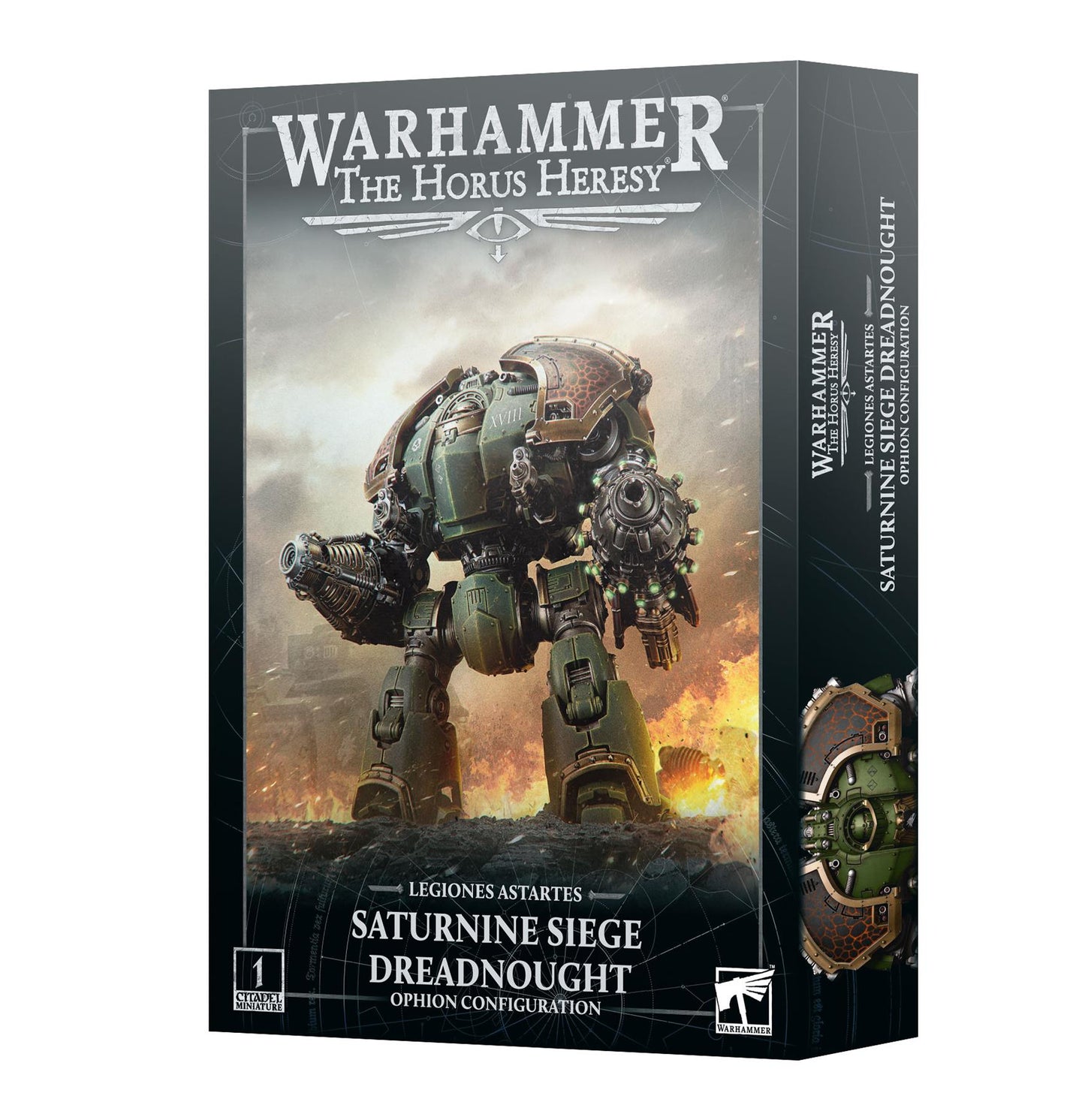 Saturnine Siege Dreadnought Ophion Configuration - - Legiones Astartes - Warhammer Horus Heresey Available from 16/08/2025