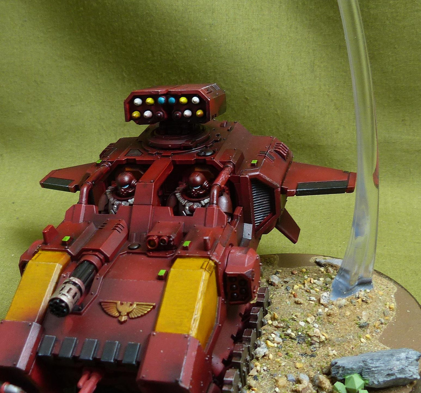 Storm Speeder Hailstrike painted - Blood Angels - Warhammer 40K #3YI