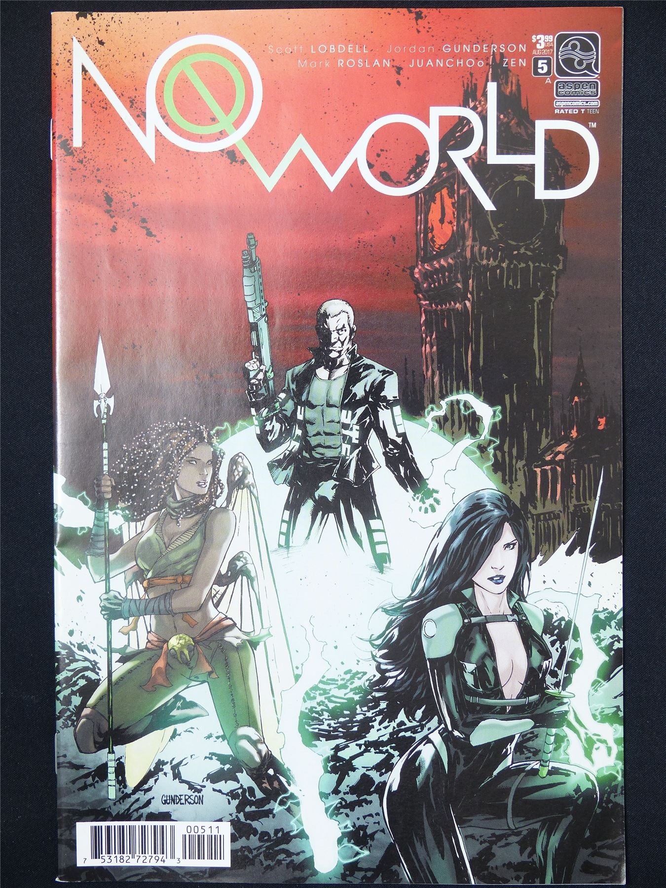 NO World #5 Cvr A - Feb 2025 Aspen Comic #9GC