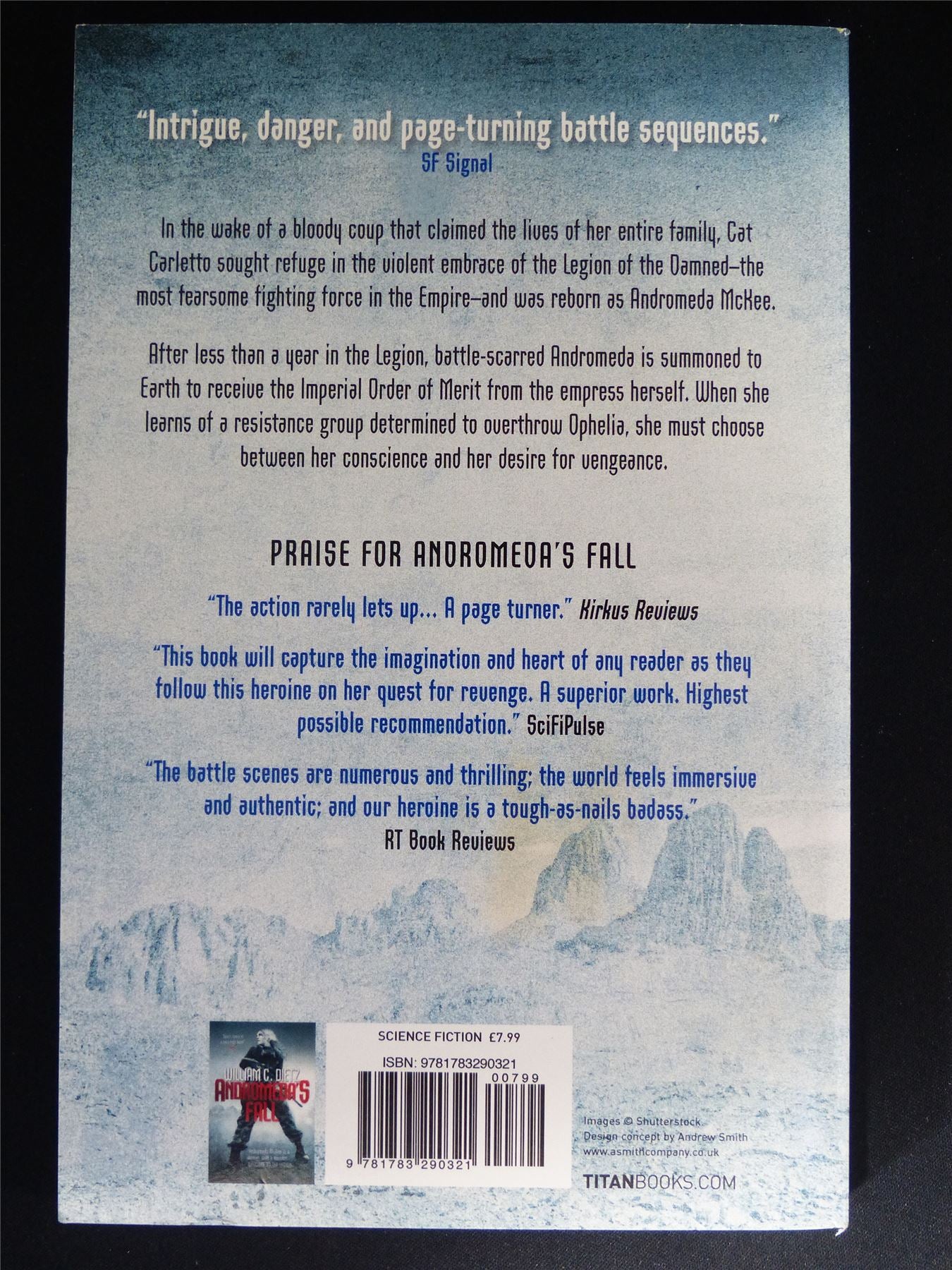 Andromeda's Choice - Titan Novel Book Softback #6Y