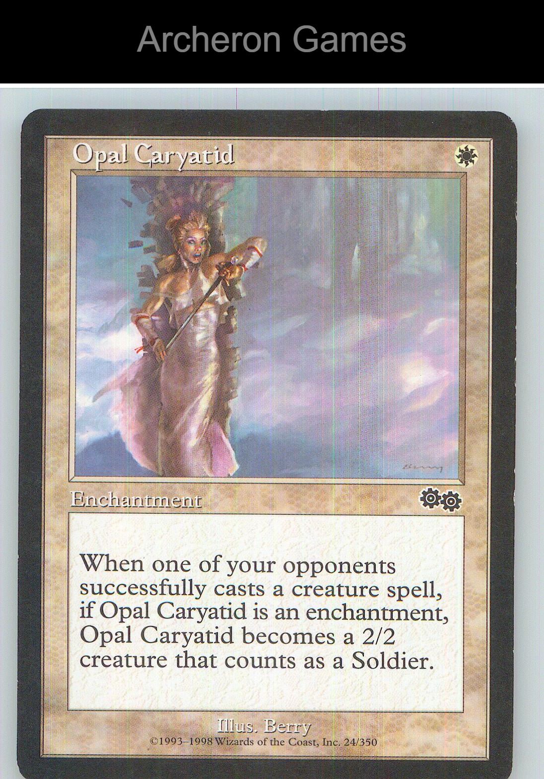 Opal Caryatid USG 24 C MTG Card NM/EX+