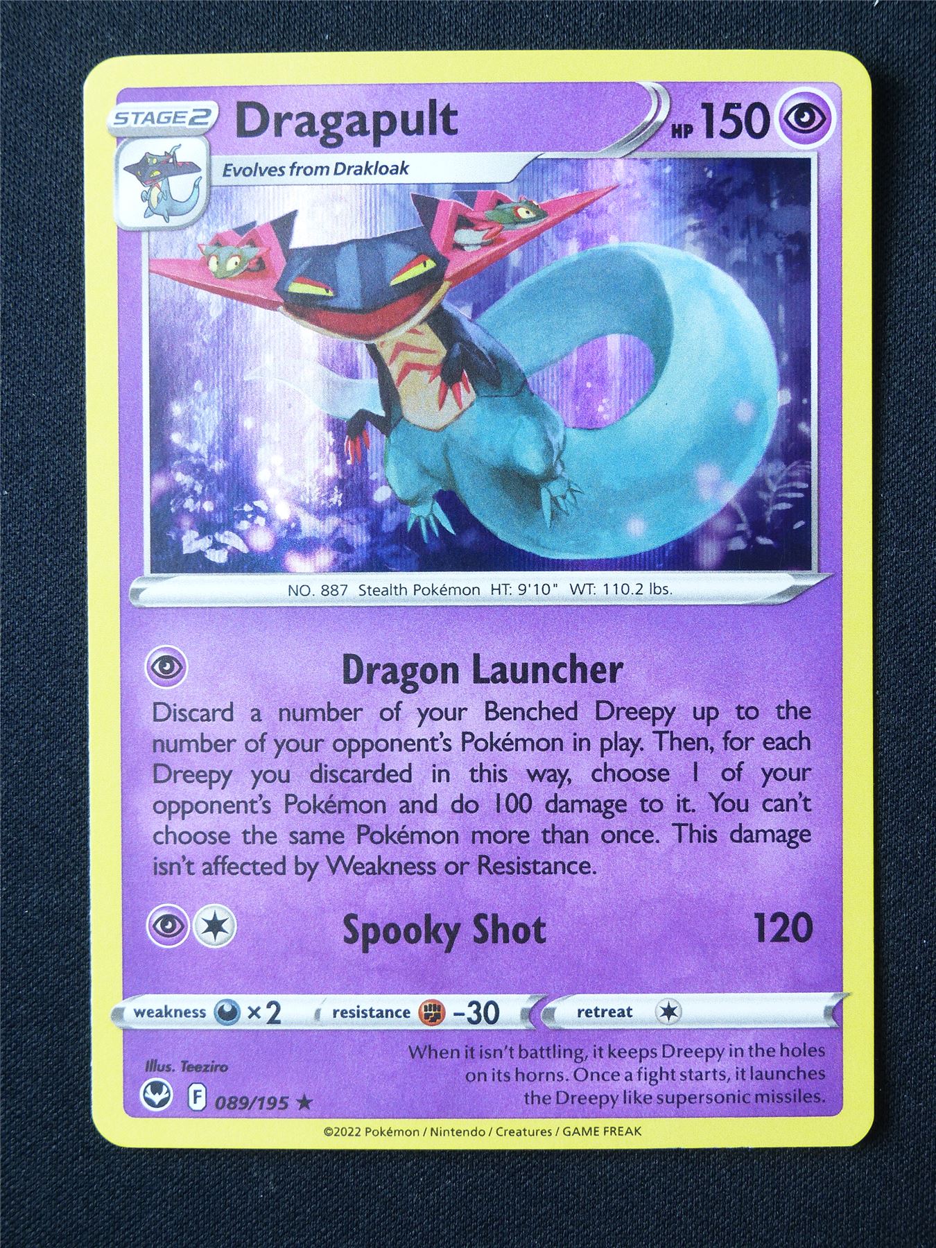 Dragapult 089/195 Holo - Pokemon Card #6P4