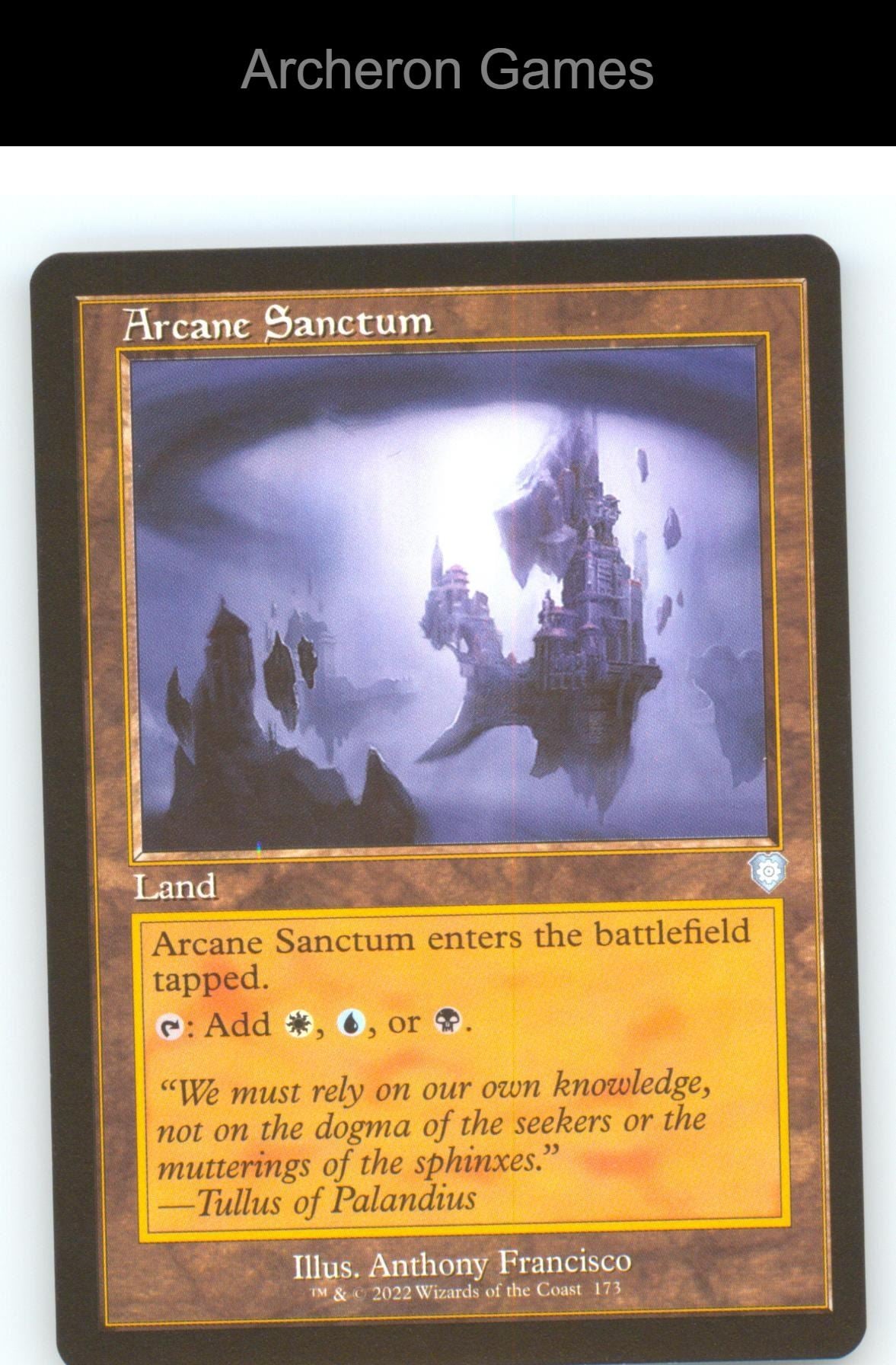 Arcane Sanctum (Retro Frame) BRC 173 UC MTG Card NM/EX+
