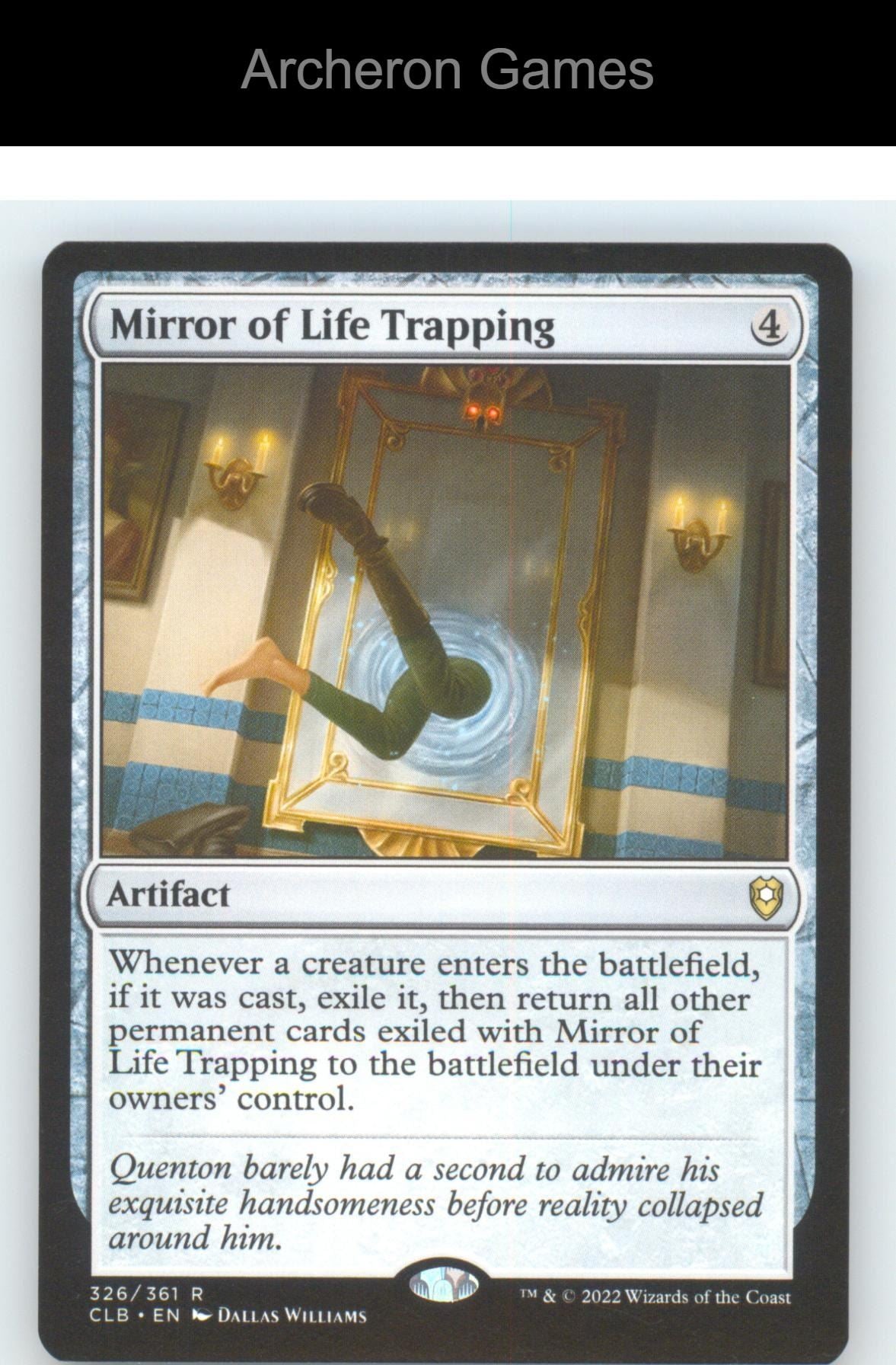 Mirror of Life Trapping CLB 326 R MTG Card NM/EX+