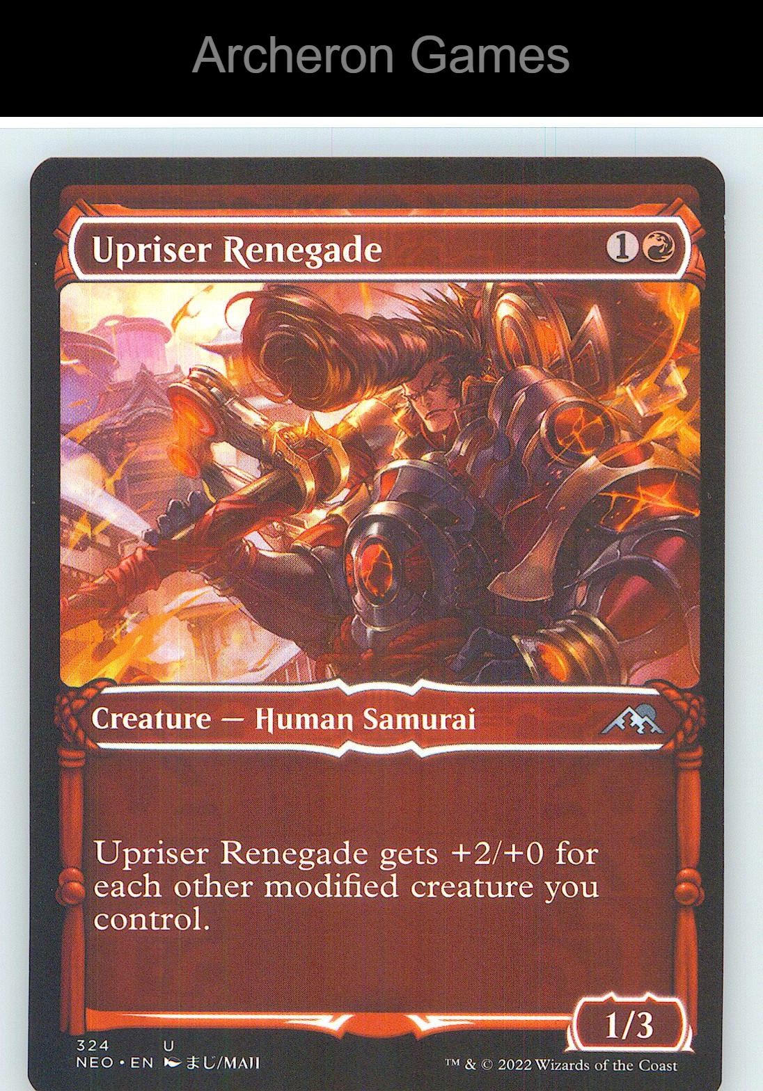 Upriser Renegade (Showcase) NEO 324 UC MTG Card NM/EX+