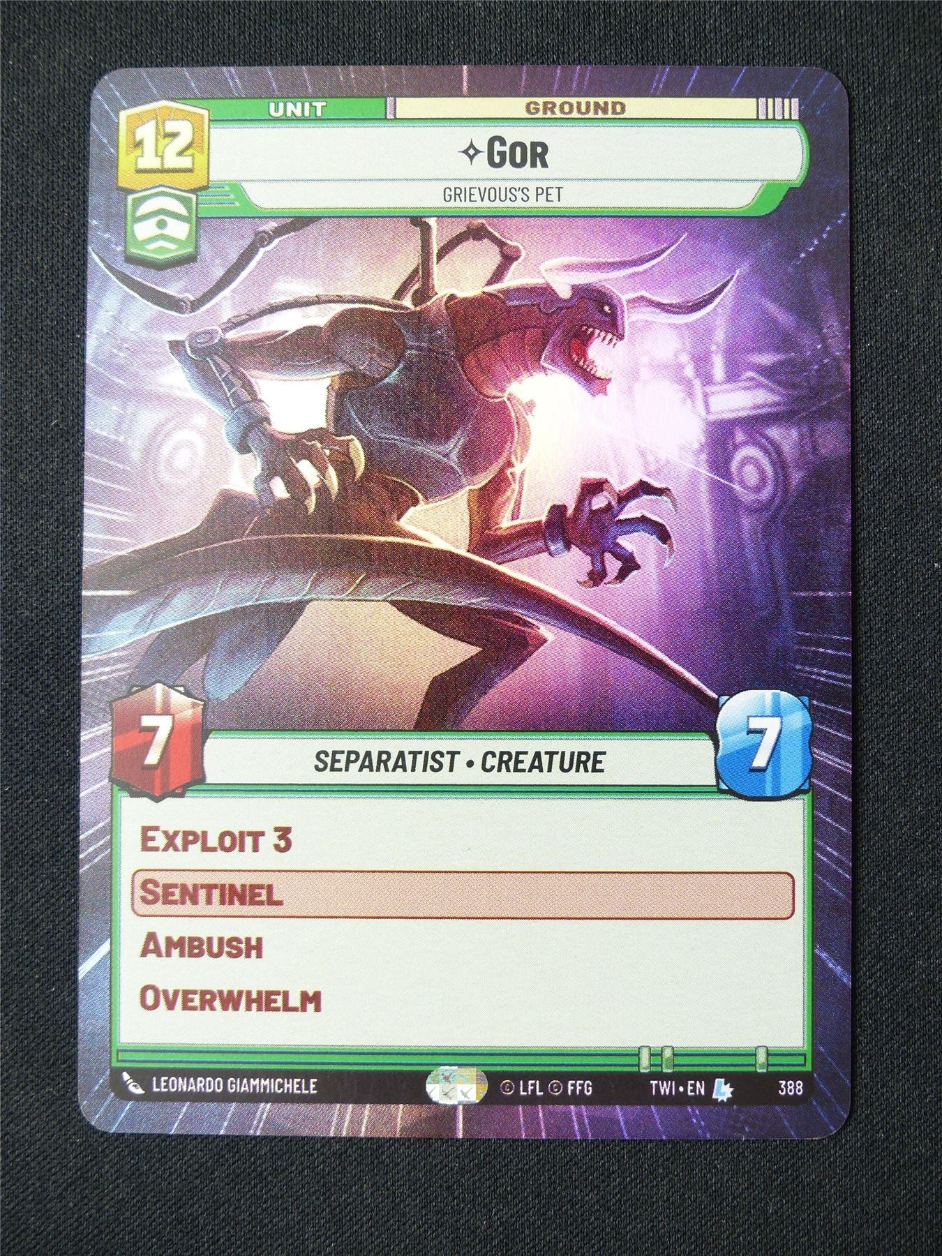 Gor Grievous's Pet 388 Hyperspace Foil - Star Wars Unlimited Card #248