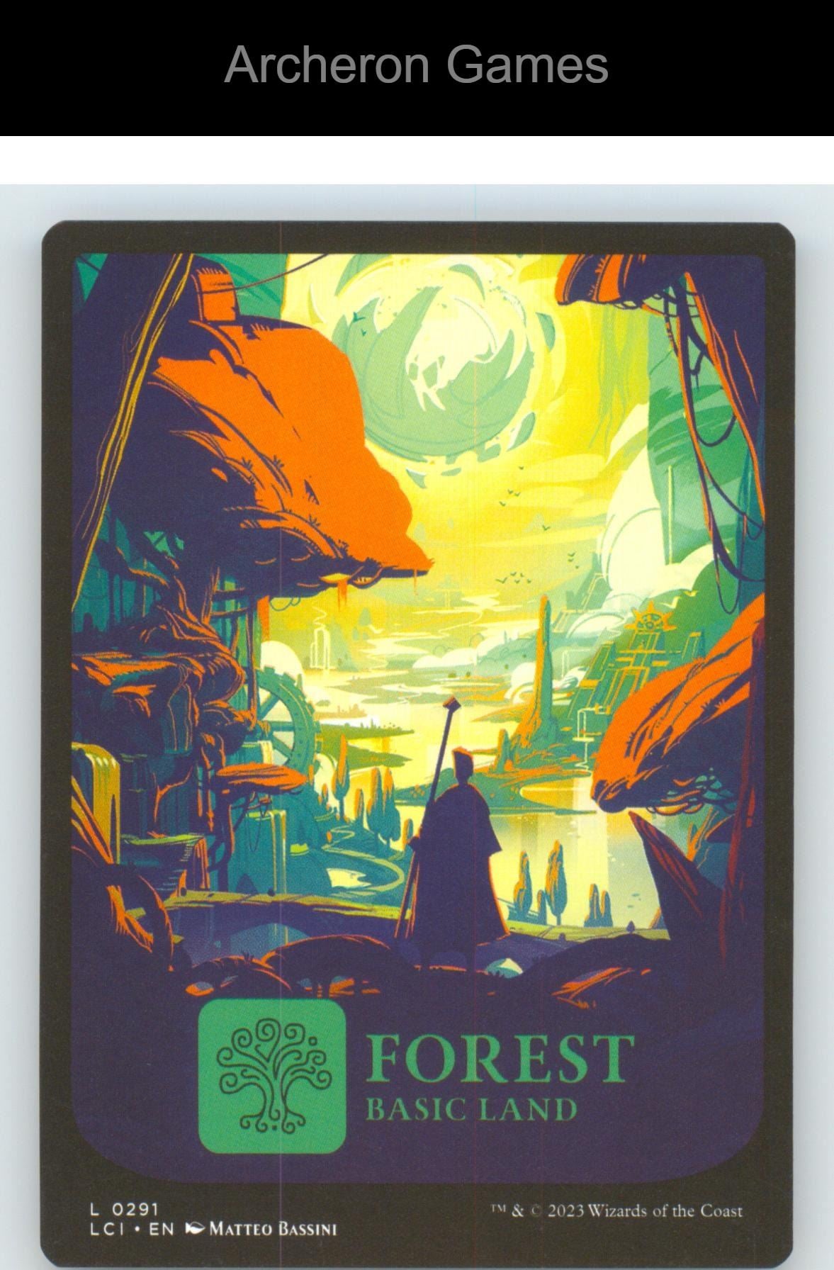 Forest (0291) LCI 291 Land MTG Card The Lost Caverns of Ixalan