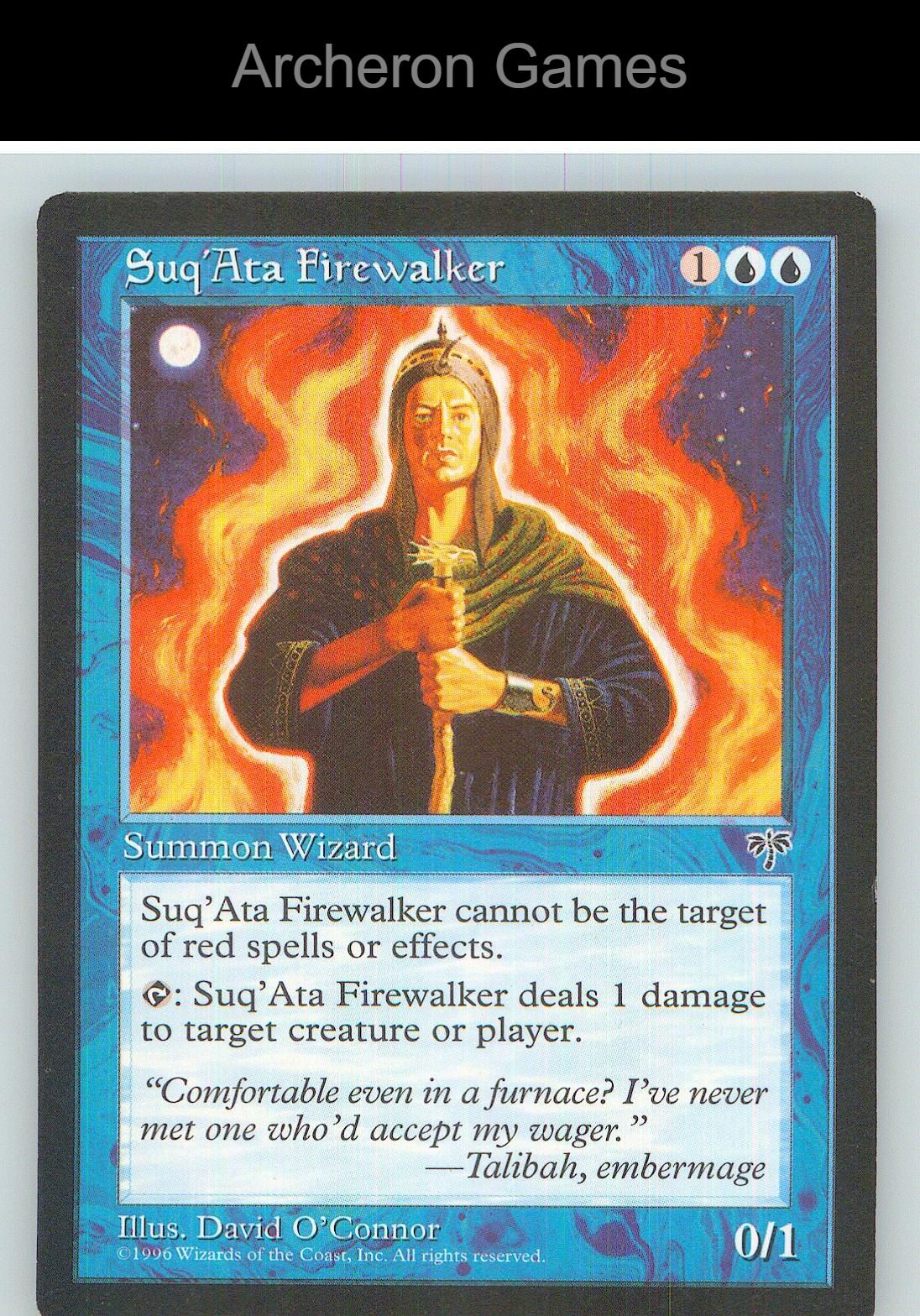 Suq'Ata Firewalker MIR UC MTG Card NM/EX+