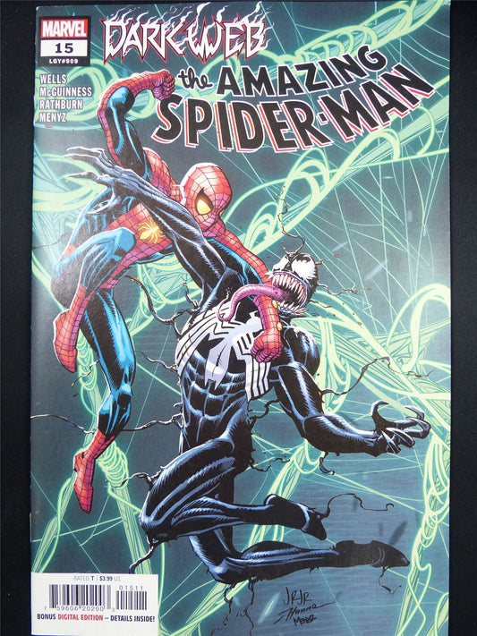 The Amazing SPIDER-MAN #15 Dark Web - Marvel Comic #4ZK
