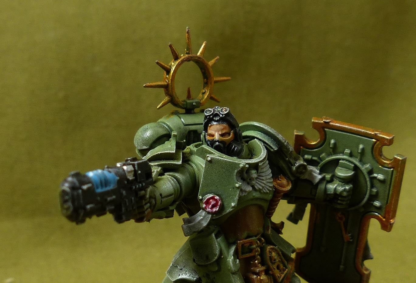 Lieutenant with Storm Shield painted - Raptors - Warhammer 40K #WE