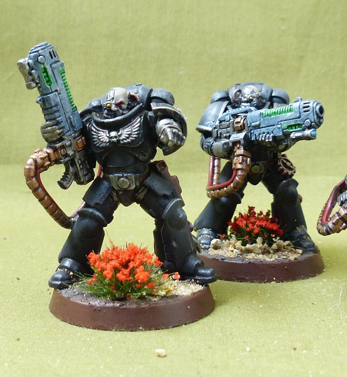 Primaris Hellblasters painted - Iron Hands - Warhammer 40K #73P