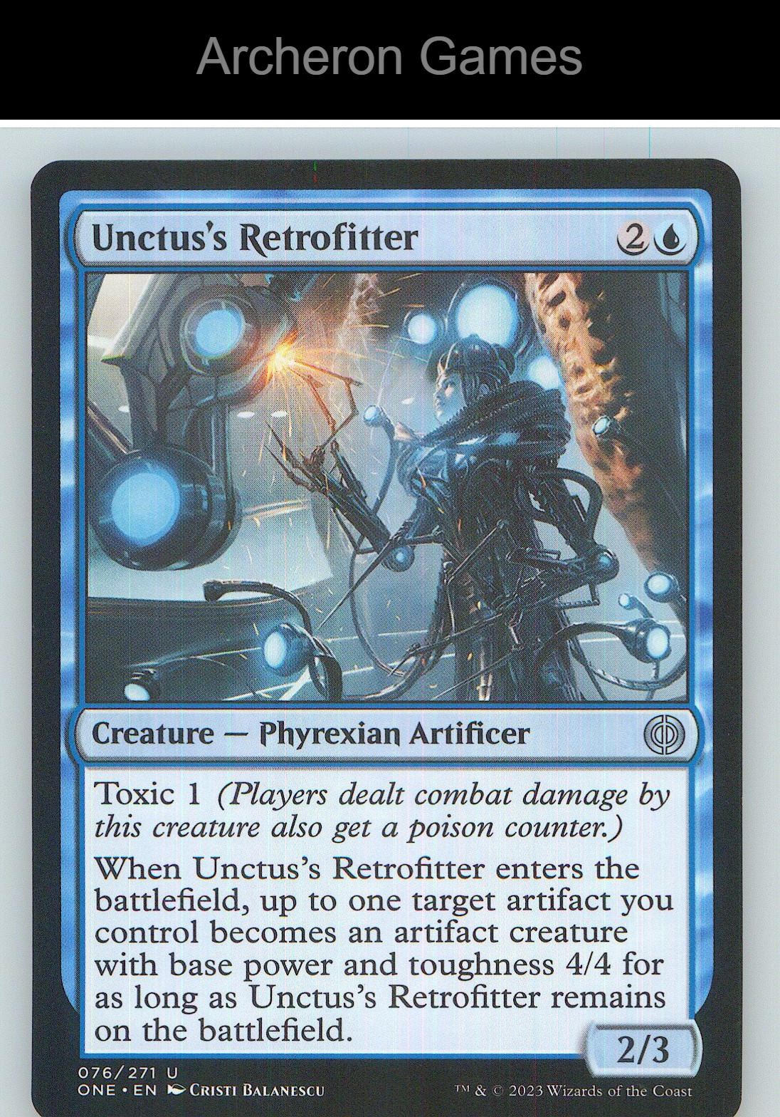Unctus's Retrofitter ONE 76 UC MTG Card NM/EX+