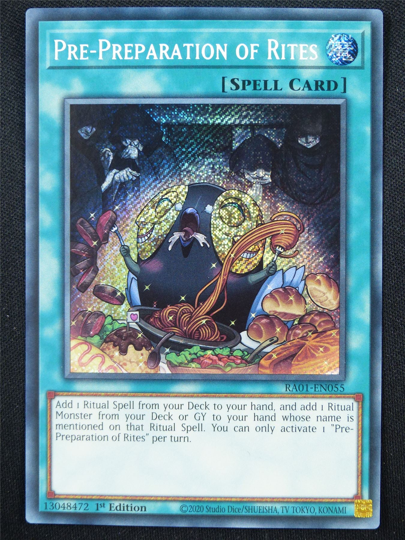 Pre-Preparation of Rites RA01 Secret Rare - 1st ed Yugioh Card #4JB