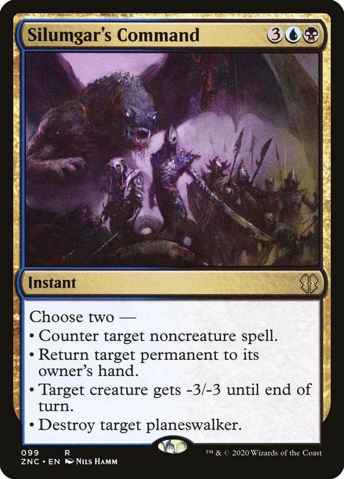 Mtg: ZNC : Silumgars Command - - NM