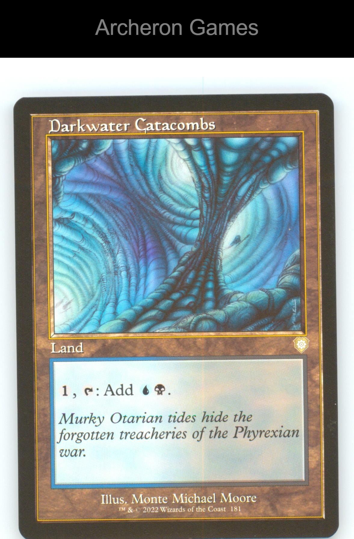 Darkwater Catacombs (Retro Frame) BRC 181 R MTG Card NM/EX+