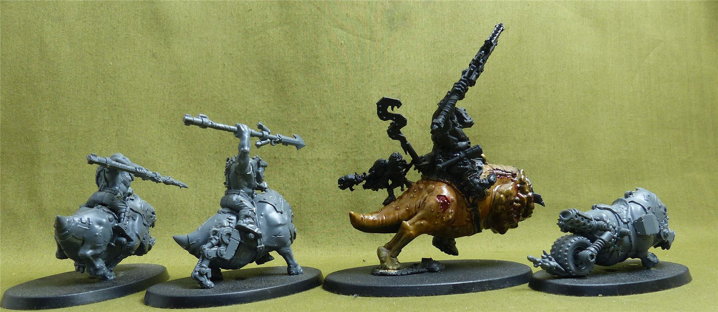 Squighog Boyz set of 4 - Orks - Warhammer 40K #1IU