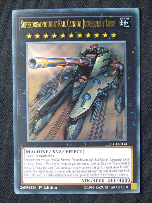 Superdreadnought Rail Cannon Juggernaut Liebe LED4 Ultra Rare - 1st ed Yugioh Card #7