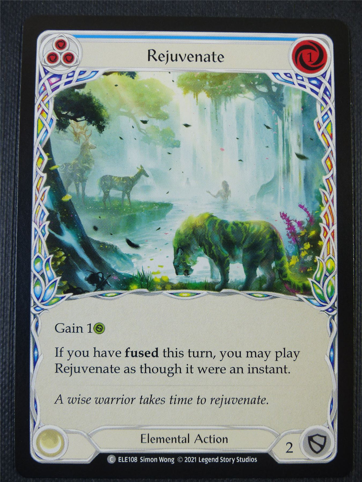 Rejuvenate - Blue - Tales of Aria 1st ed - Flesh and Blood Card #64Q