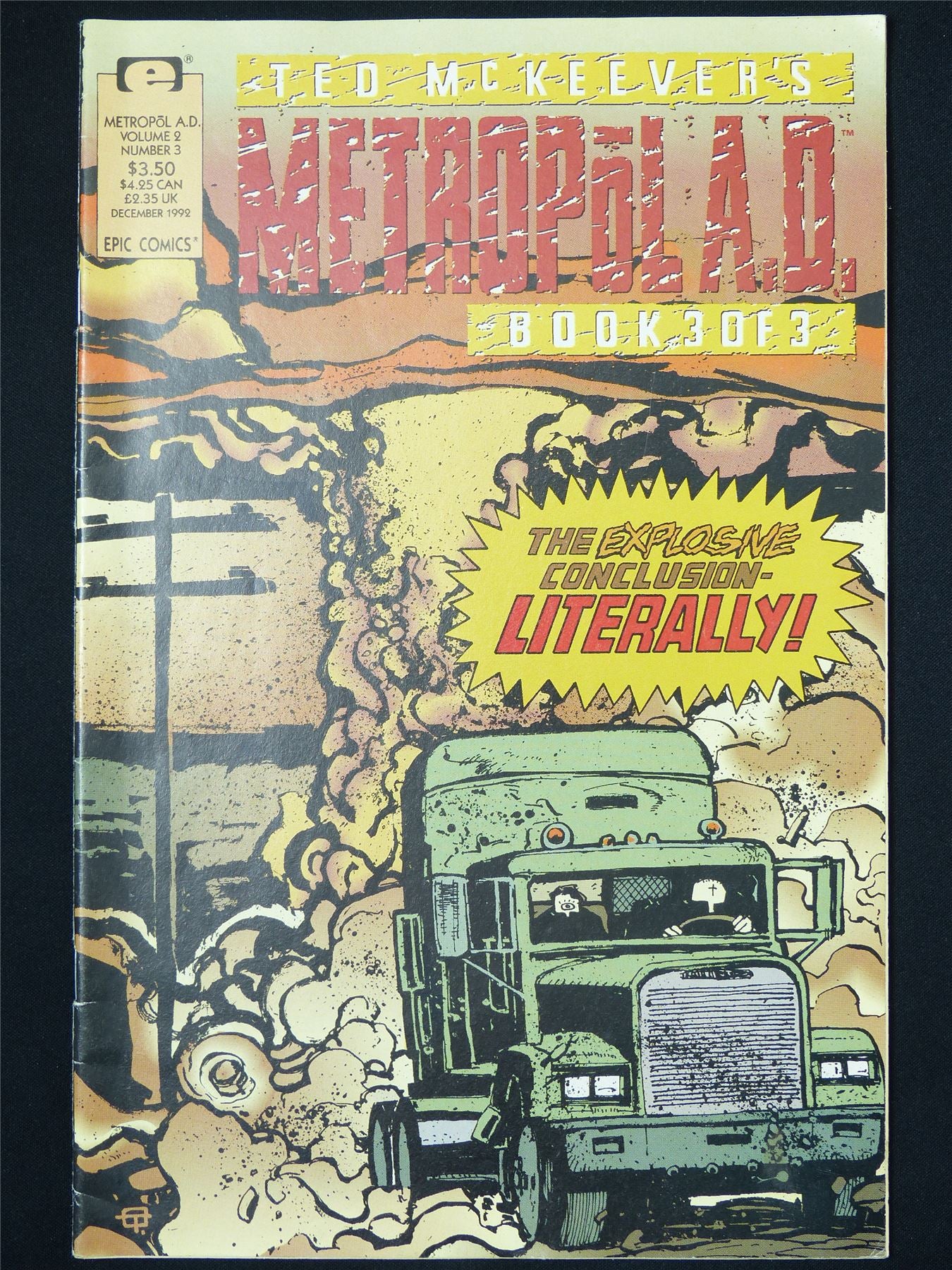 METROPOL A.D. #3 - B&B Epic Comic #17M