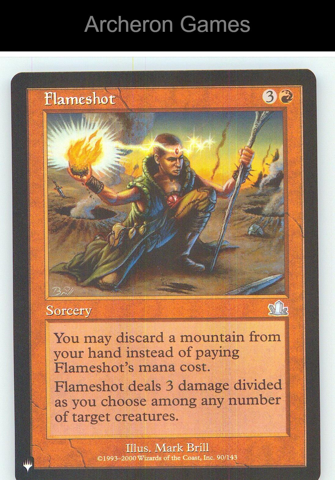 Flameshot PLST 90 UC MTG Card NM/EX+