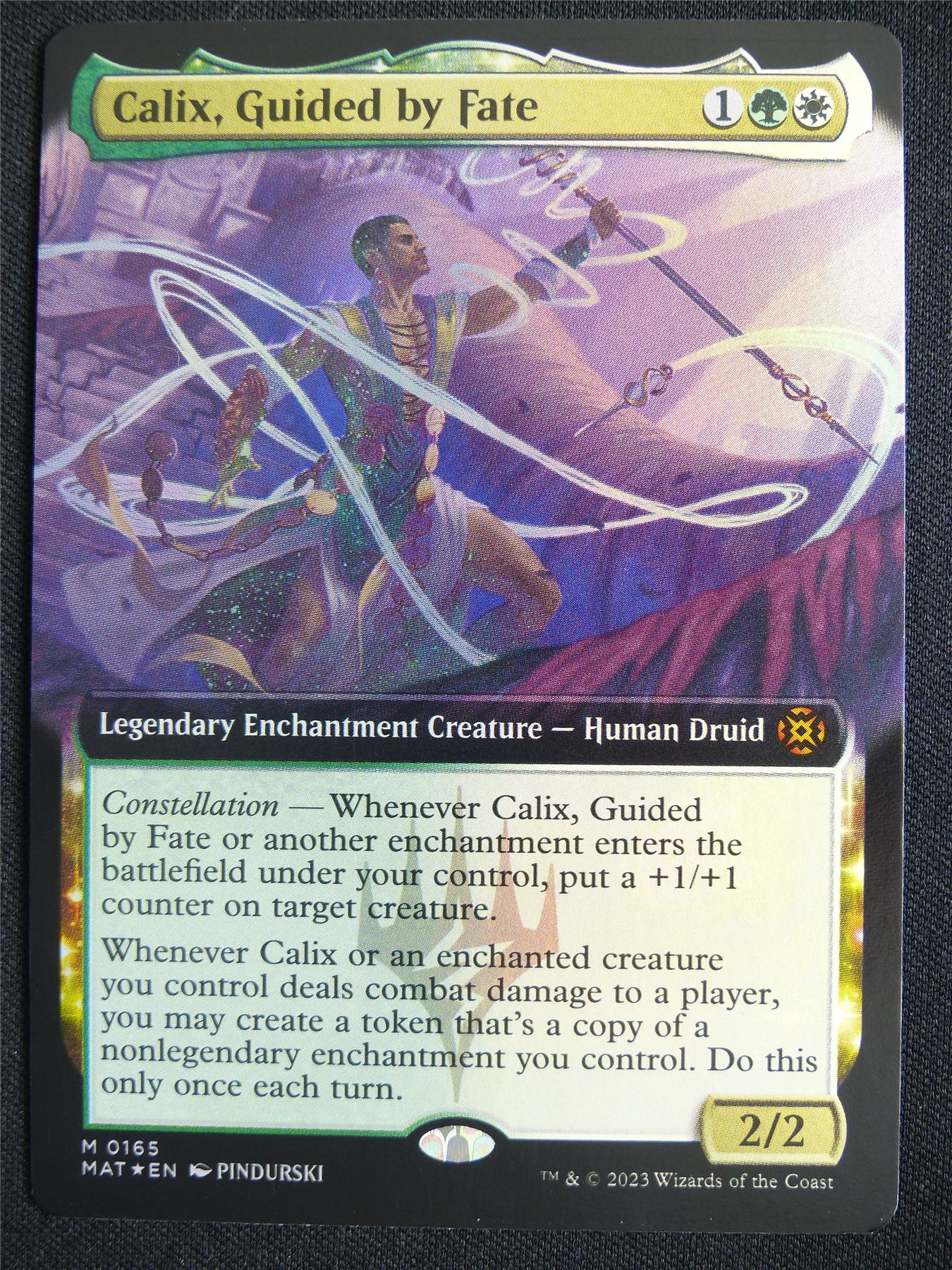 Calix Guided by Fate Extended Foil - MAT - Mtg Card #3HU