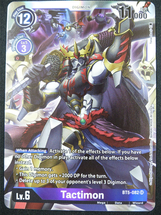 Tactimon BT5-082 SR - Digimon Card #4D0