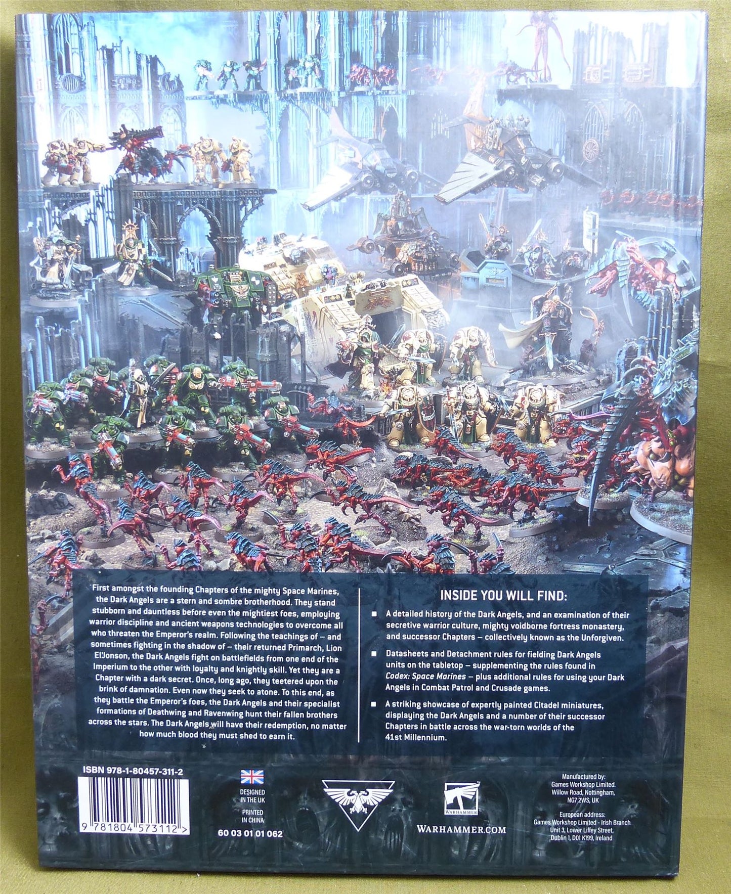 Dark Angels Codex Supplement Hardback - Warhammer 40K #5ZI