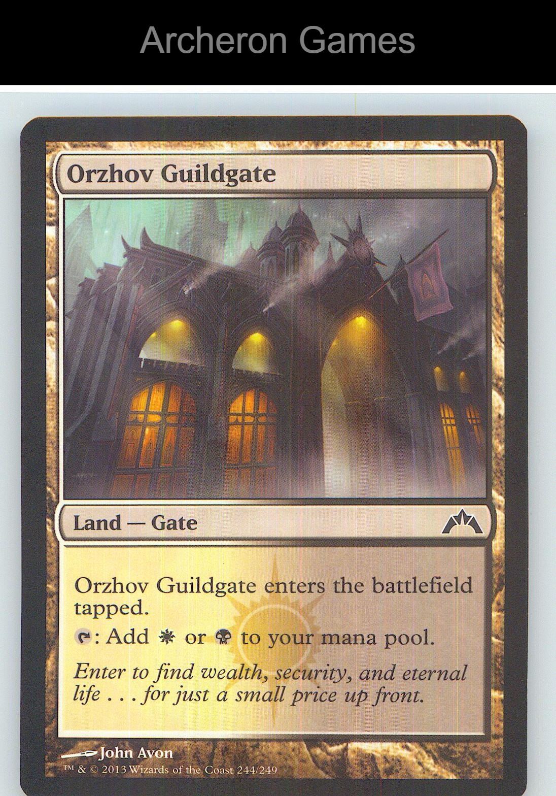 Orzhov Guildgate GTC 244 C MTG Card NM/EX+