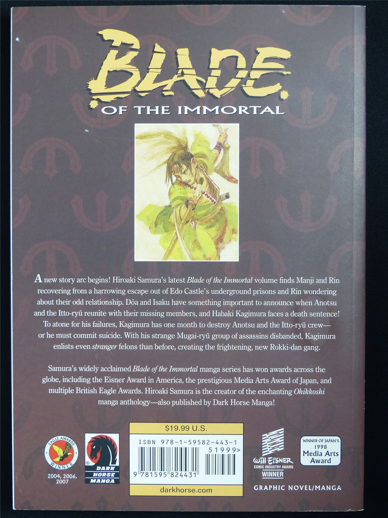 Blade of the Immortal vol 22: Footsteps - Dark Horse Manga #55A