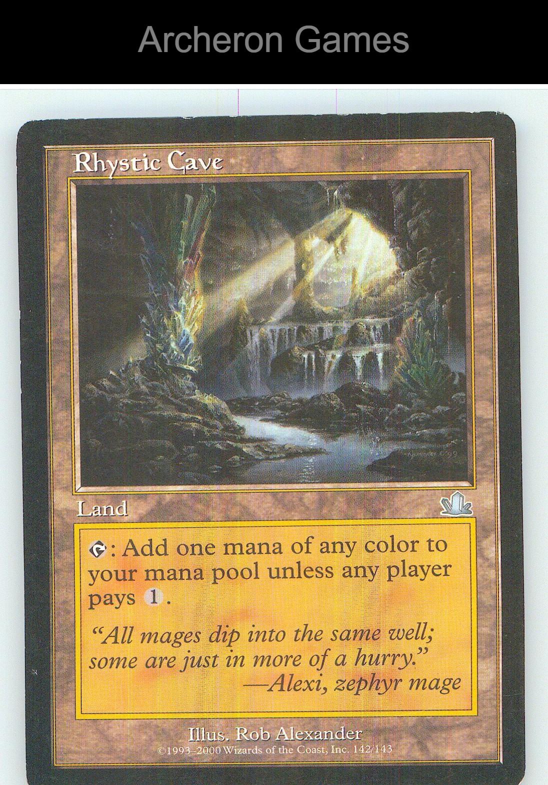 Rhystic Cave PCY 142 UC MTG Card NM/EX+