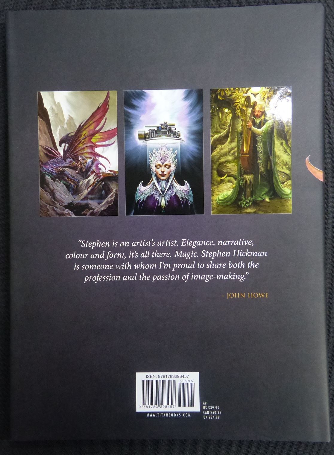 Empyrean The art of Stephen Hickman - Titan book #2UX