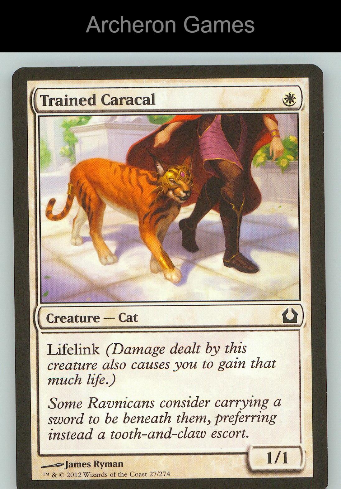 Trained Caracal RTR 27 C MTG Card NM/EX+