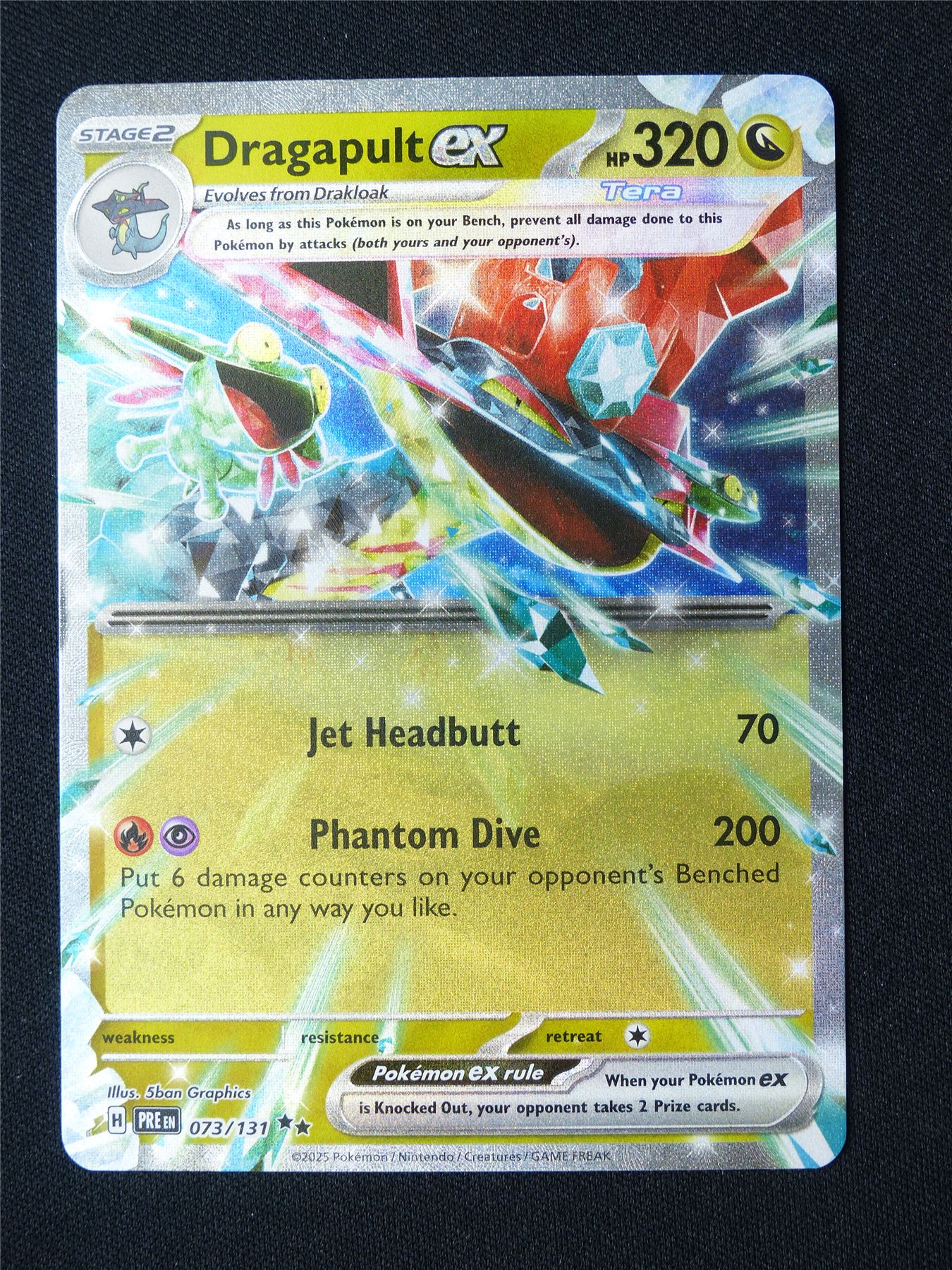 Dragpult EX 073/131 Textured Holo - Pokemon Card #8RF