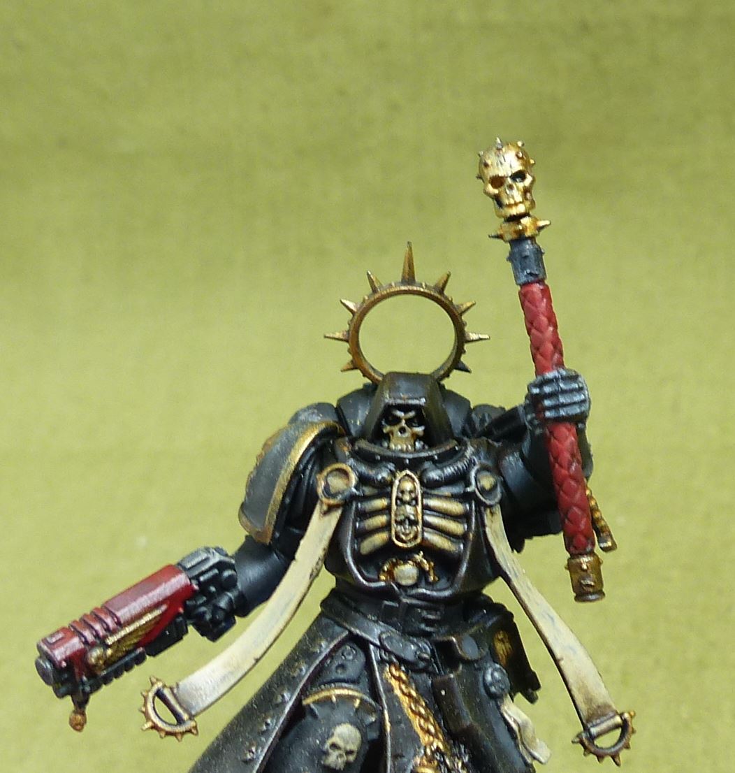Chaplain painted - Space Marines - Warhammer 40K #1QJ