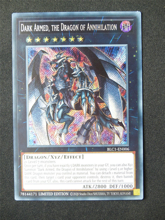 Dark Armed The Dragon of Annihilation BLC1 Secret Rare - lim ed Yugioh Card #5GP