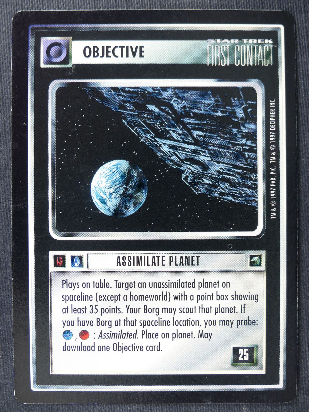 Assimilate Planet - FC - Star Trek Cards #10A
